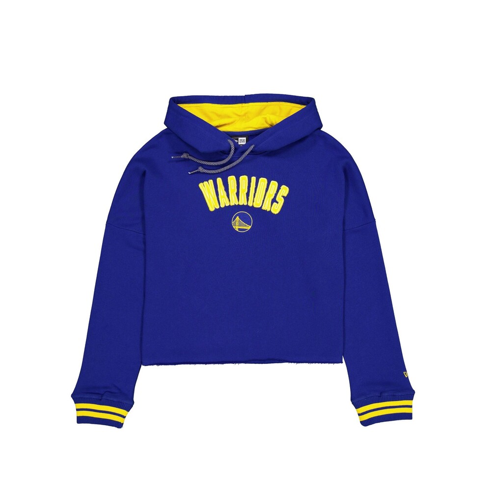 New Era Golden State Warriors Sport Night Blue Women's Hoodie - Size S